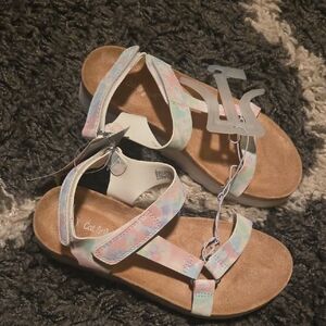 Cat & Jack Multicolor Strap Sandals